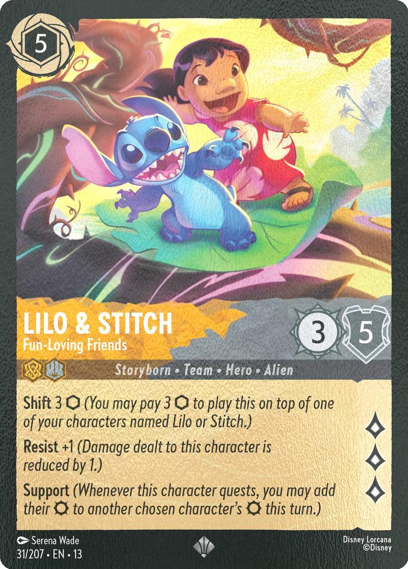 Lilo & Stitch - Fun-Loving Friends - 31/204 [Attack of the Vine!] [Cold Foil]