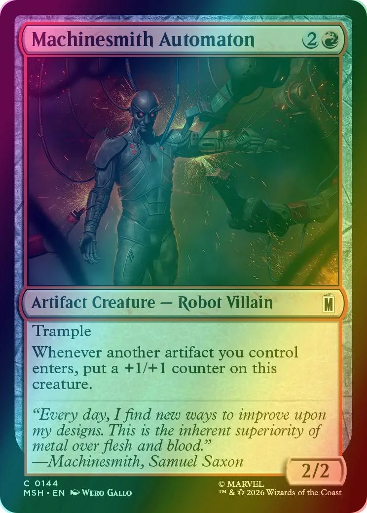 Machinesmith Automaton [144] [Marvel Super Heroes] [Foil]
