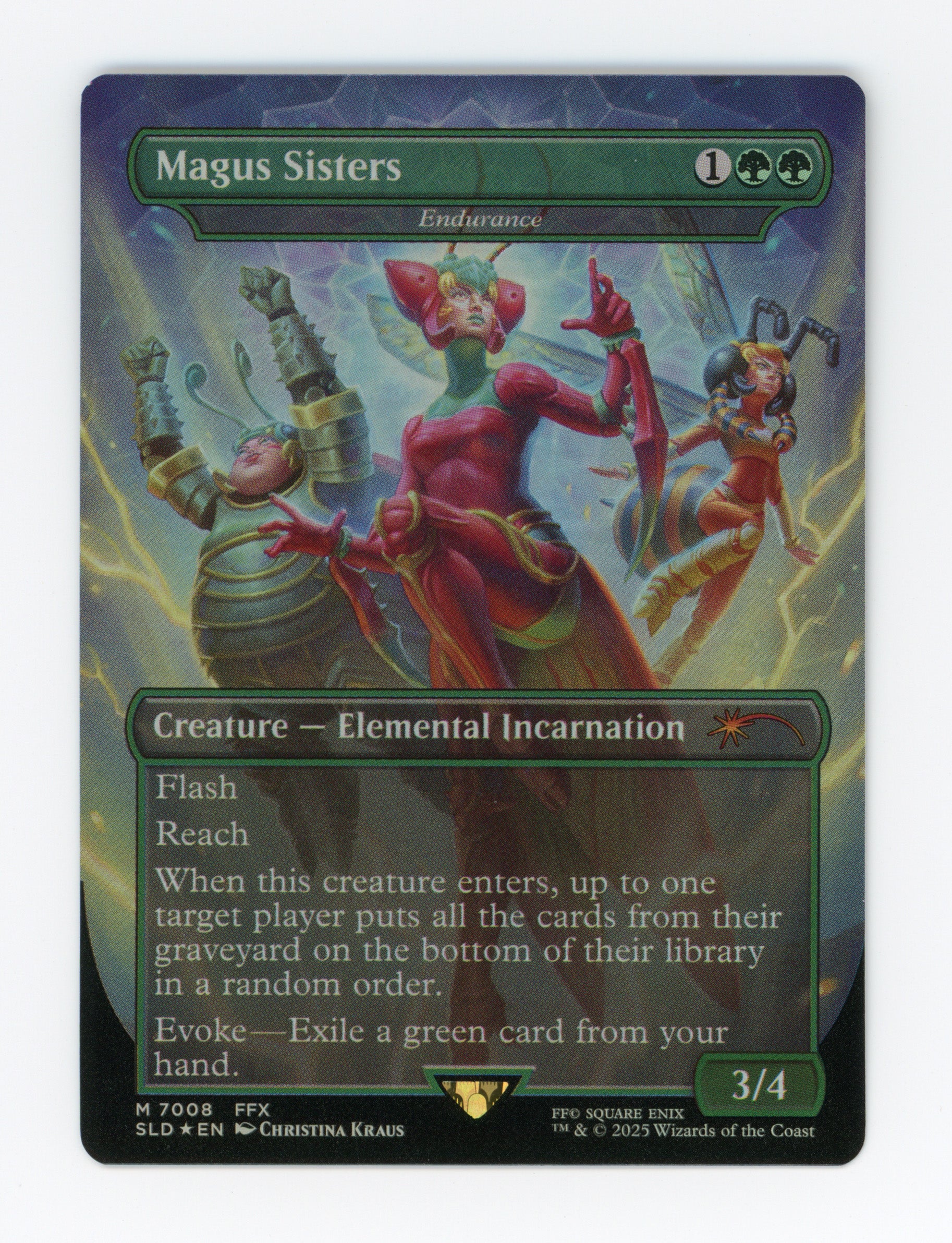 Magus Sisters - Endurance — Borderless|FINAL FANTASY|Foil — ID 17312