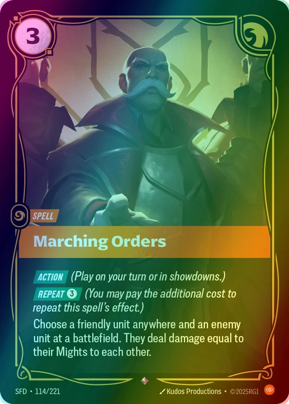 Marching Orders - 114/221 [Spiritforged] [Foil]