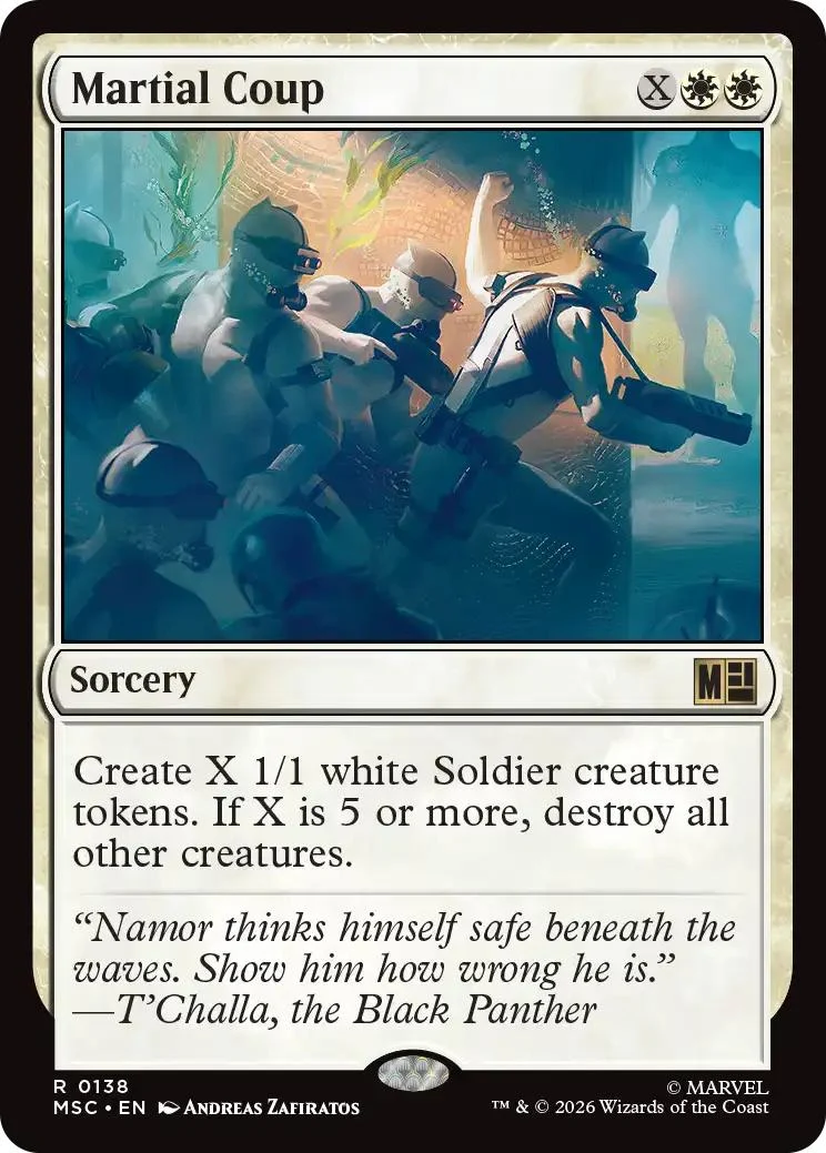 Martial Coup [138] [Marvel Super Heroes: Commander] [Non-Foil]