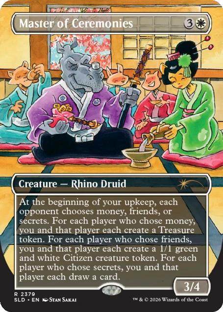 Master of Ceremonies [2379] [Borderless] [Stan Sakai] [Secret Lair Drop] [Non-Foil]