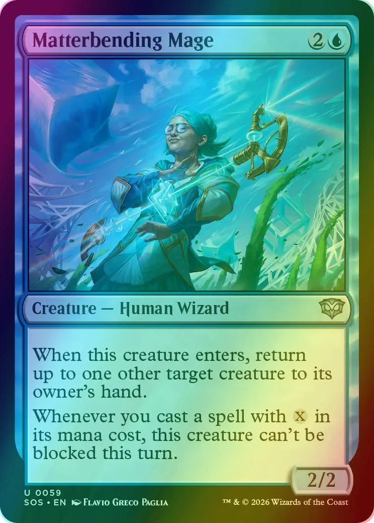 Matterbending Mage [59] [Secrets of Strixhaven] [Foil]