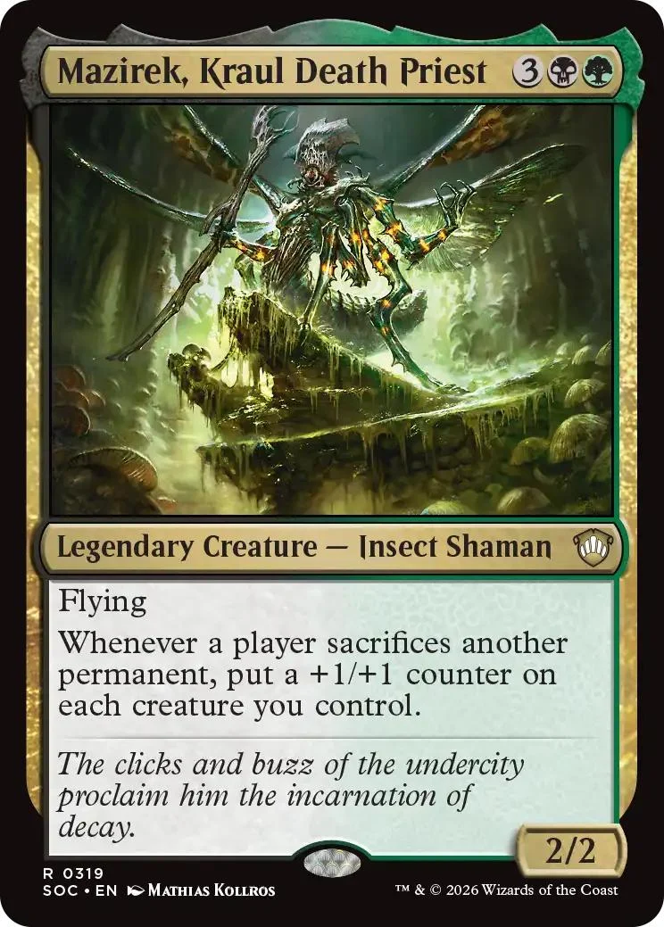 Mazirek, Kraul Death Priest [319] [Secrets of Strixhaven: Commander] [Non-Foil]