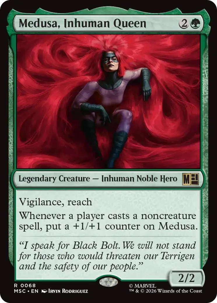 Medusa, Inhuman Queen [68] [Marvel Super Heroes: Commander] [Non-Foil]