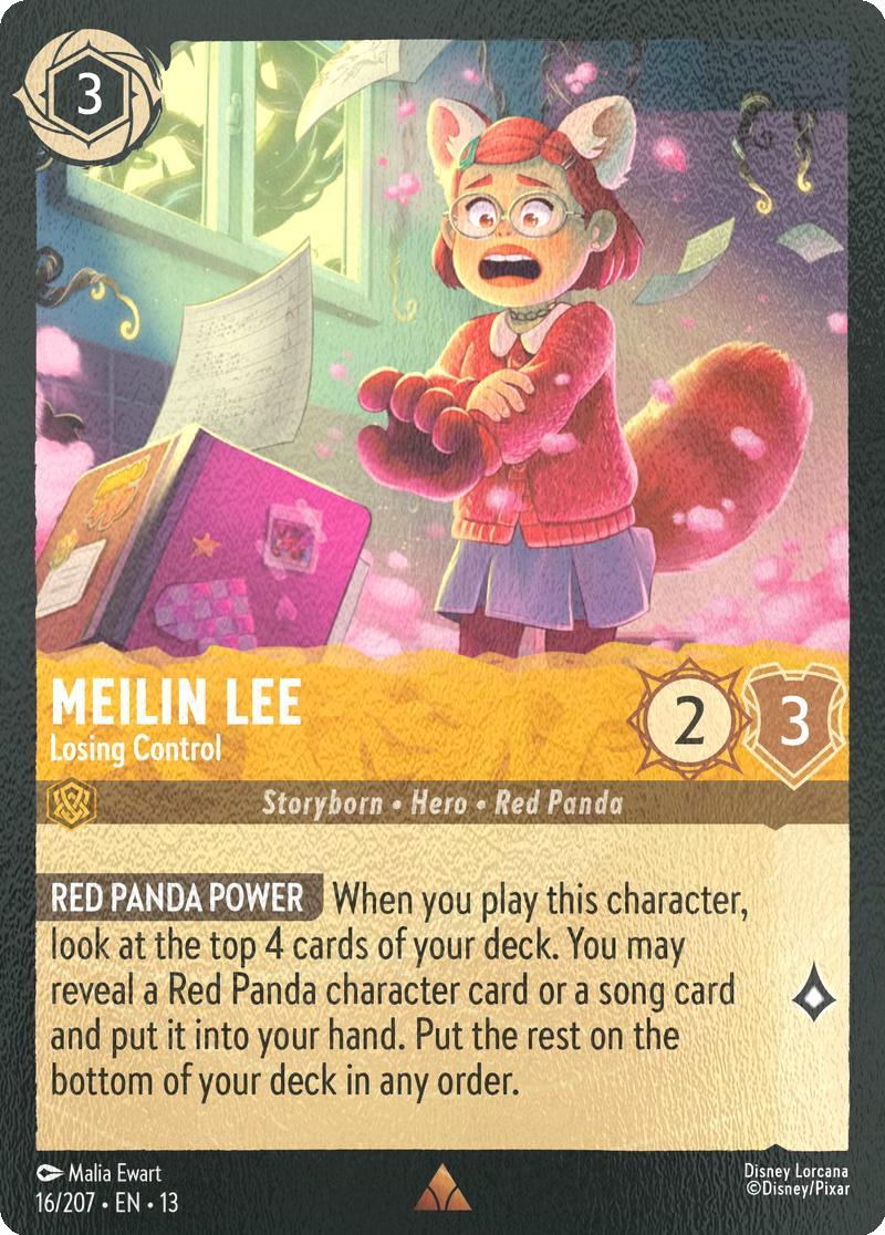 Meilin Lee - Losing Control - 16/204 [Attack of the Vine!] [Cold Foil]
