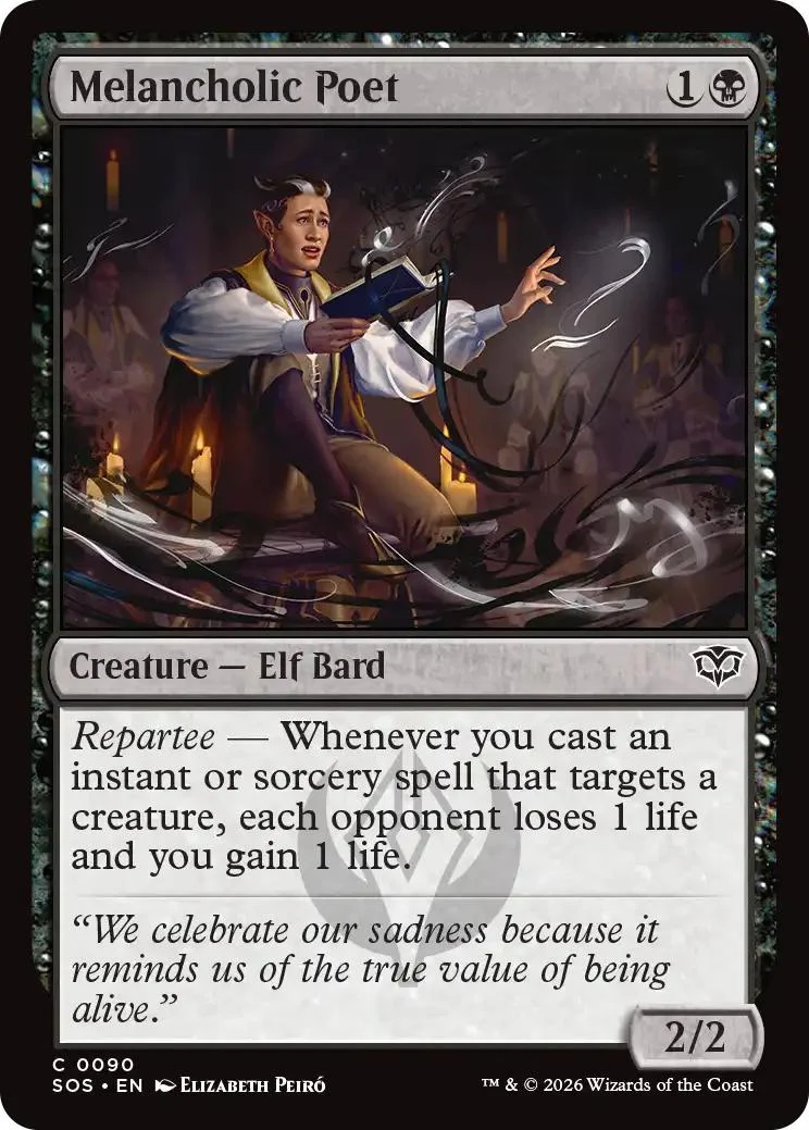 Melancholic Poet [90] [Secrets of Strixhaven] [Non-Foil]