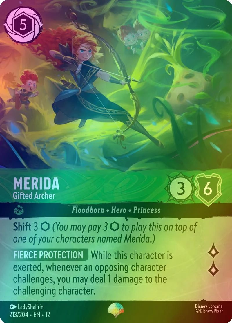 Merida - Gifted Archer (Epic) - 213/204 [Wilds Unknown] [Holofoil]