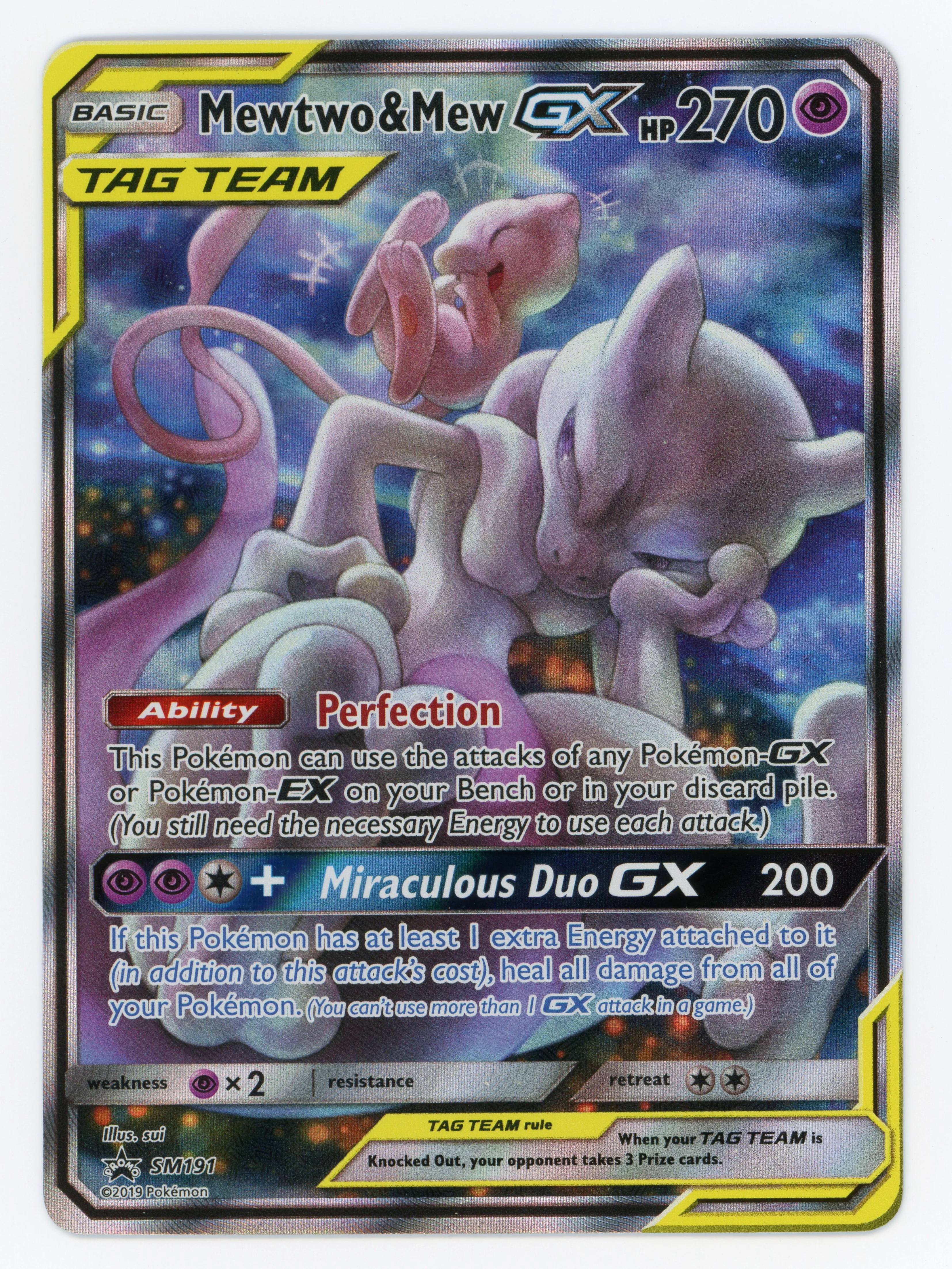 Mewtwo & Mew-GX — Promo — ID 16155