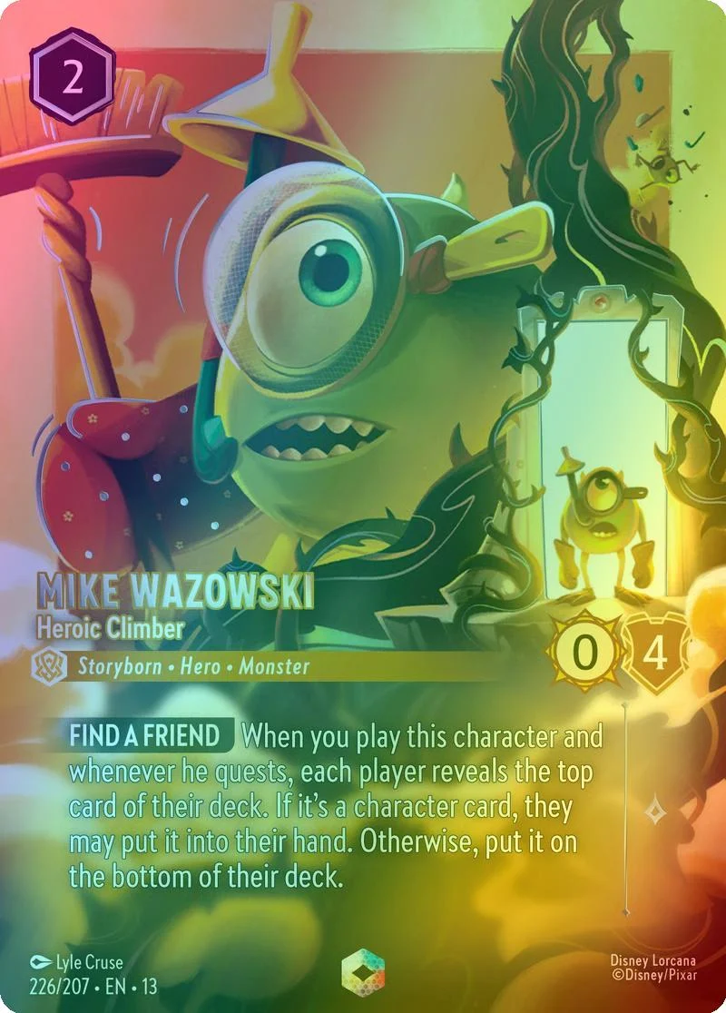 Mike Wazowski - Heroic Climber (Enchanted) - 226/204 [Attack of the Vine!] [Holofoil]