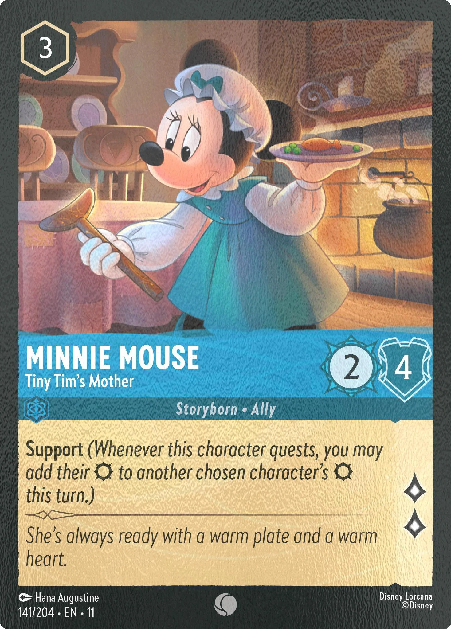 Minnie Mouse - Tiny Tim's Mother - 141/204 [Winterspell] [Cold Foil]