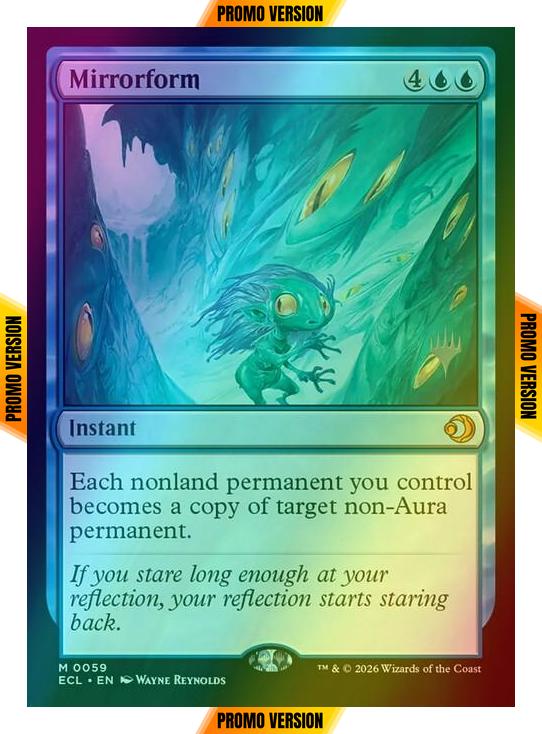 Mirrorform [59p] [Promo Pack] [Lorwyn Eclipsed: Promos] [Foil]