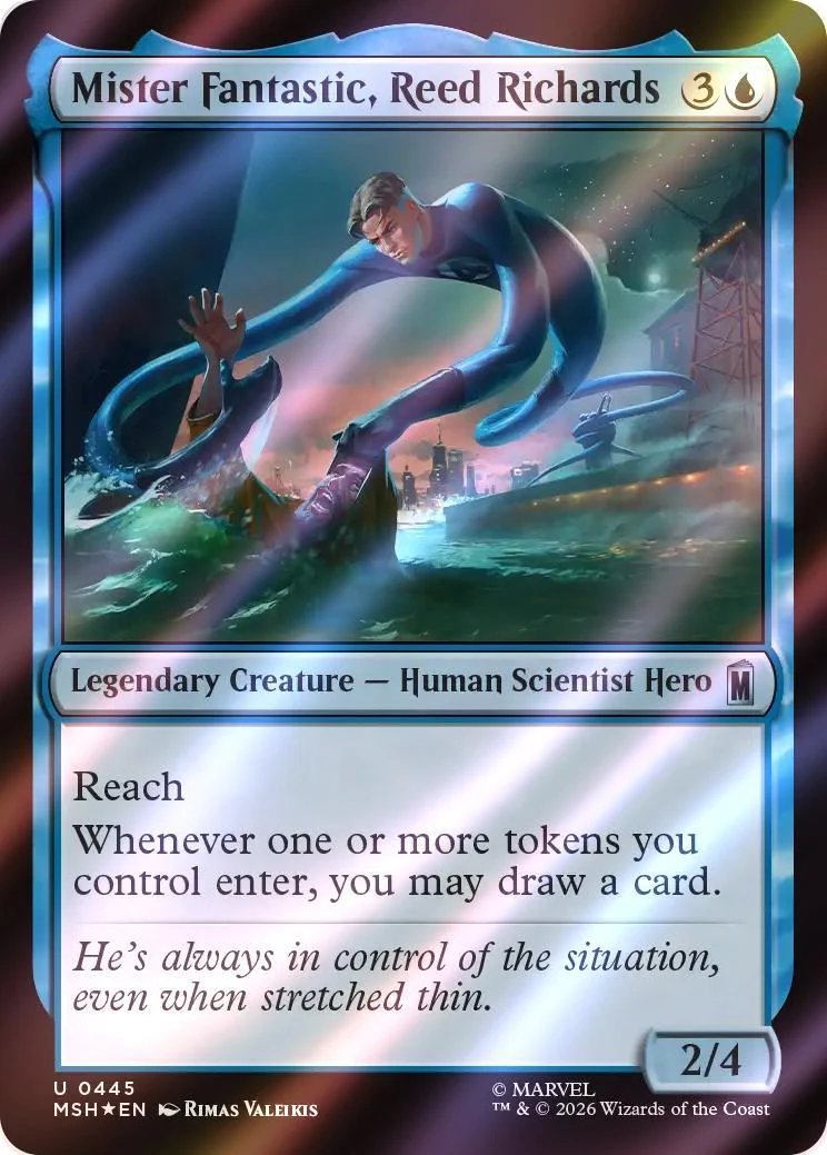 Mister Fantastic, Reed Richards [445] [Marvel Super Heroes] [Surge Foil]