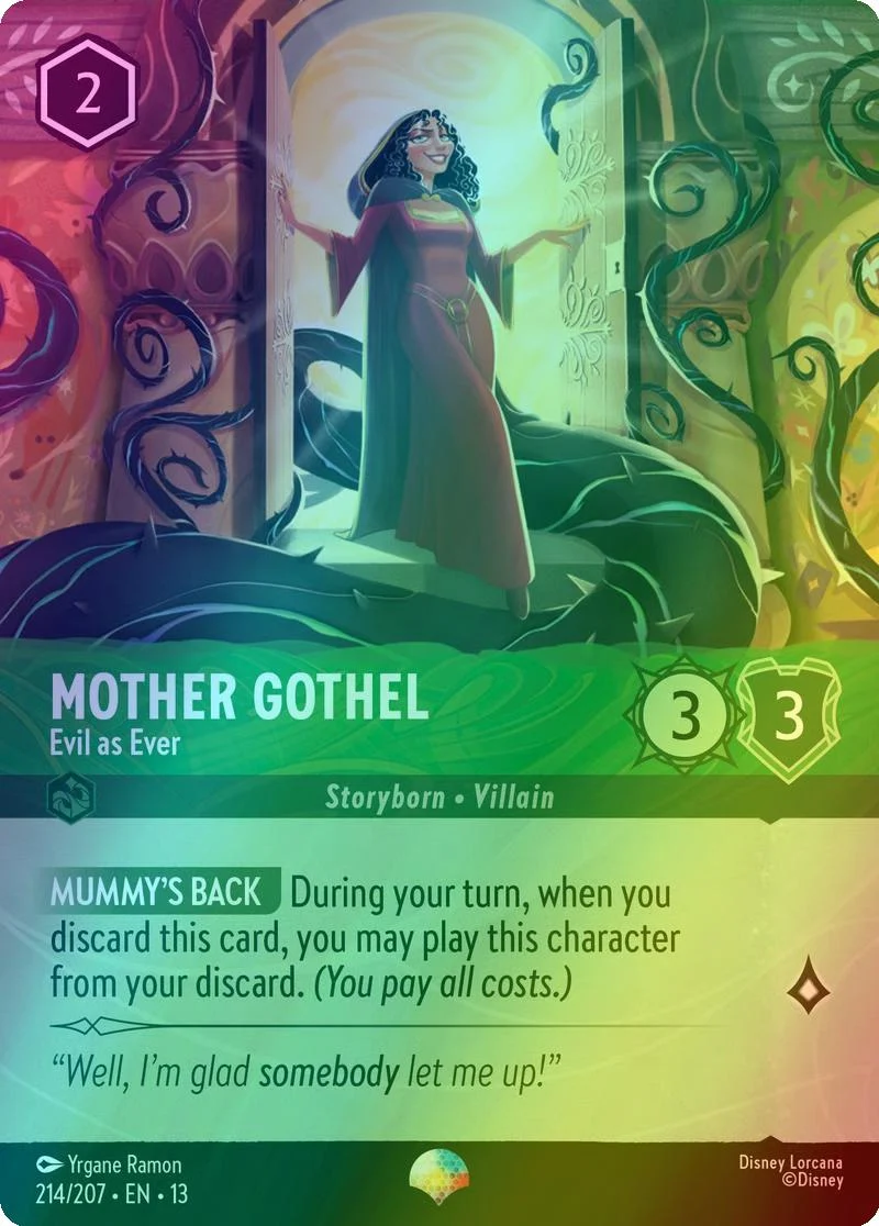 Mother Gothel - Evil as Ever (Epic) - 214/204 [Attack of the Vine!] [Holofoil]
