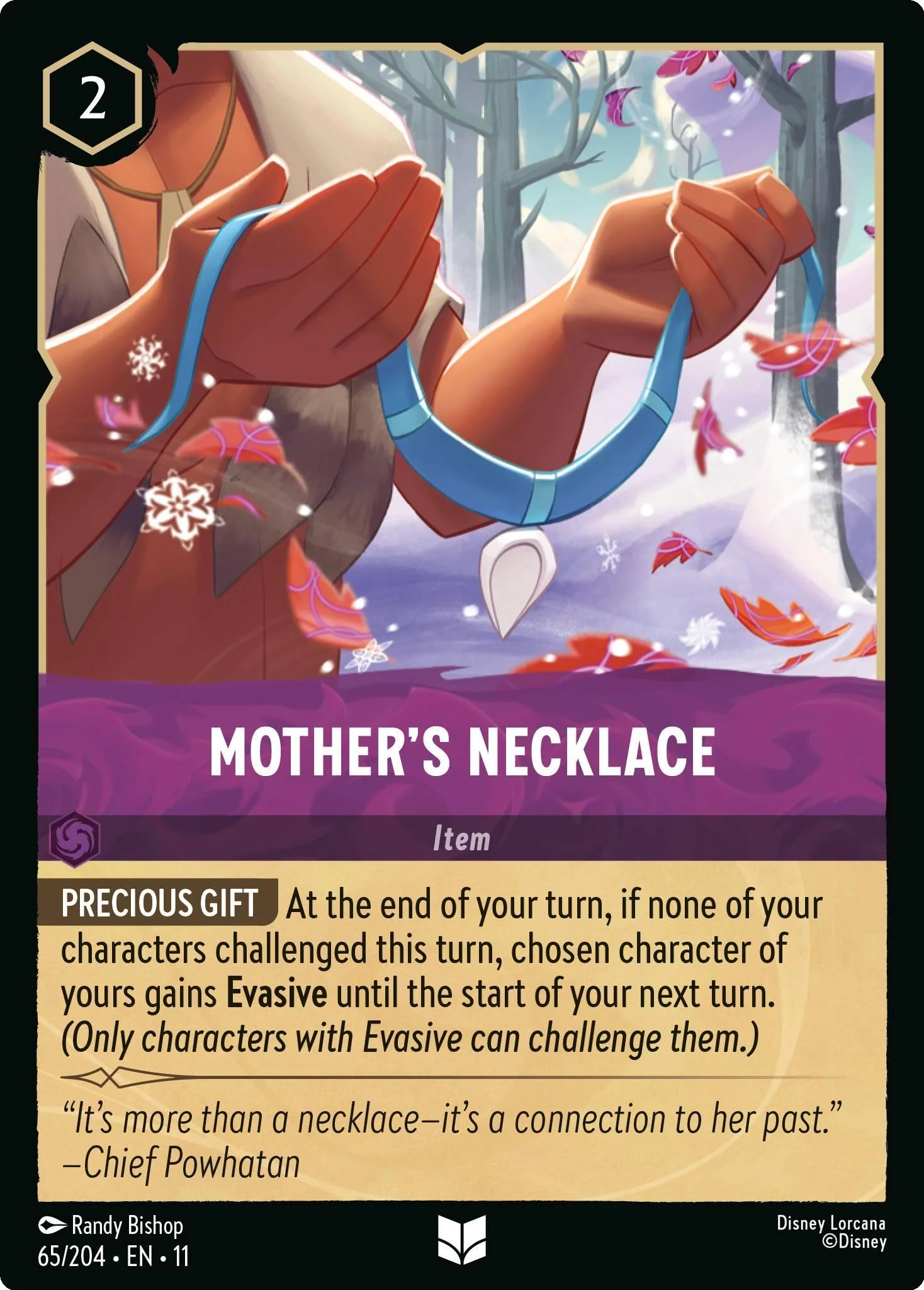 Mother's Necklace - 65/204 [Winterspell] [Non-Foil]