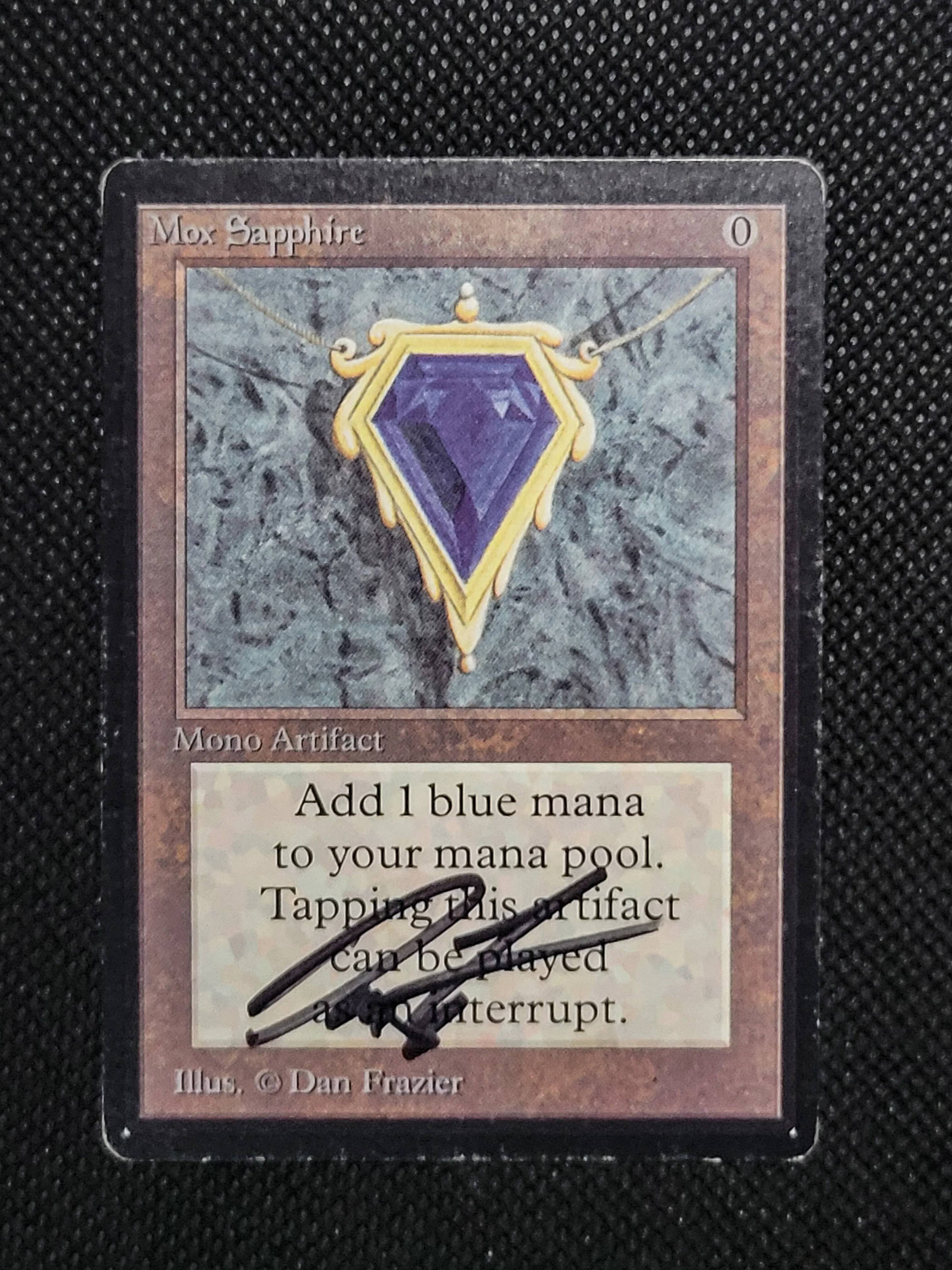 Mox Sapphire — Signed — ID 16927 - Image 7