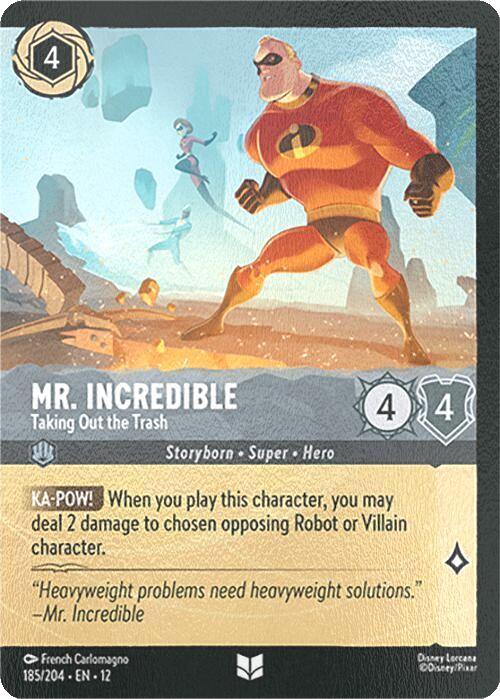 Mr. Incredible - Taking Out the Trash (Extended Art) - 185/204 [Wilds Unknown] [Cold Foil]