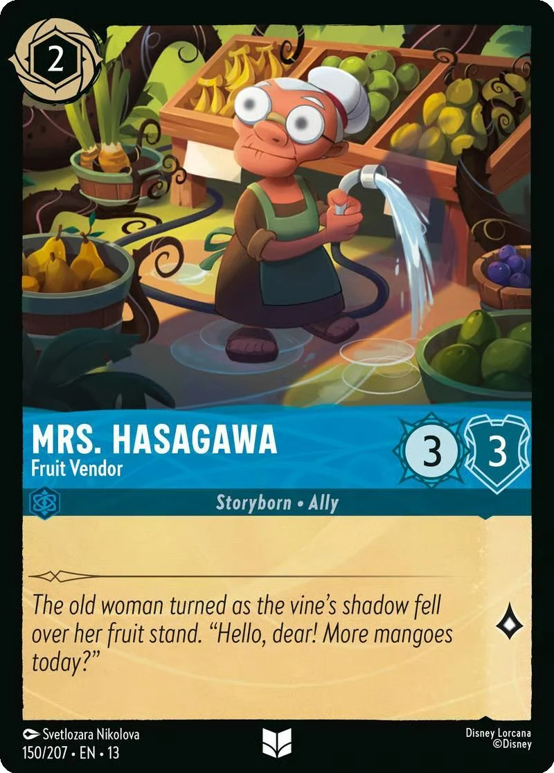 Mrs. Hasagawa - Fruit Vendor - 150/204 [Attack of the Vine!] [Non-Foil]