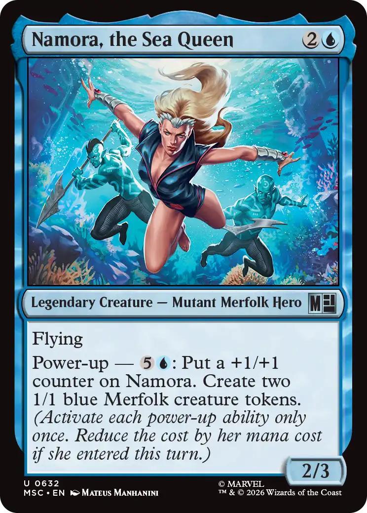 Namora, the Sea Queen [632] [Jumpstart] [Marvel Super Heroes: Commander] [Non-Foil]