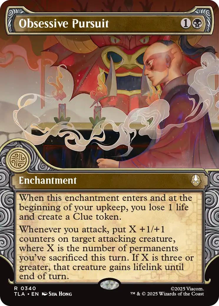 Obsessive Pursuit [340] [Elemental Frame] [Avatar: The Last Airbender] [Non-Foil]