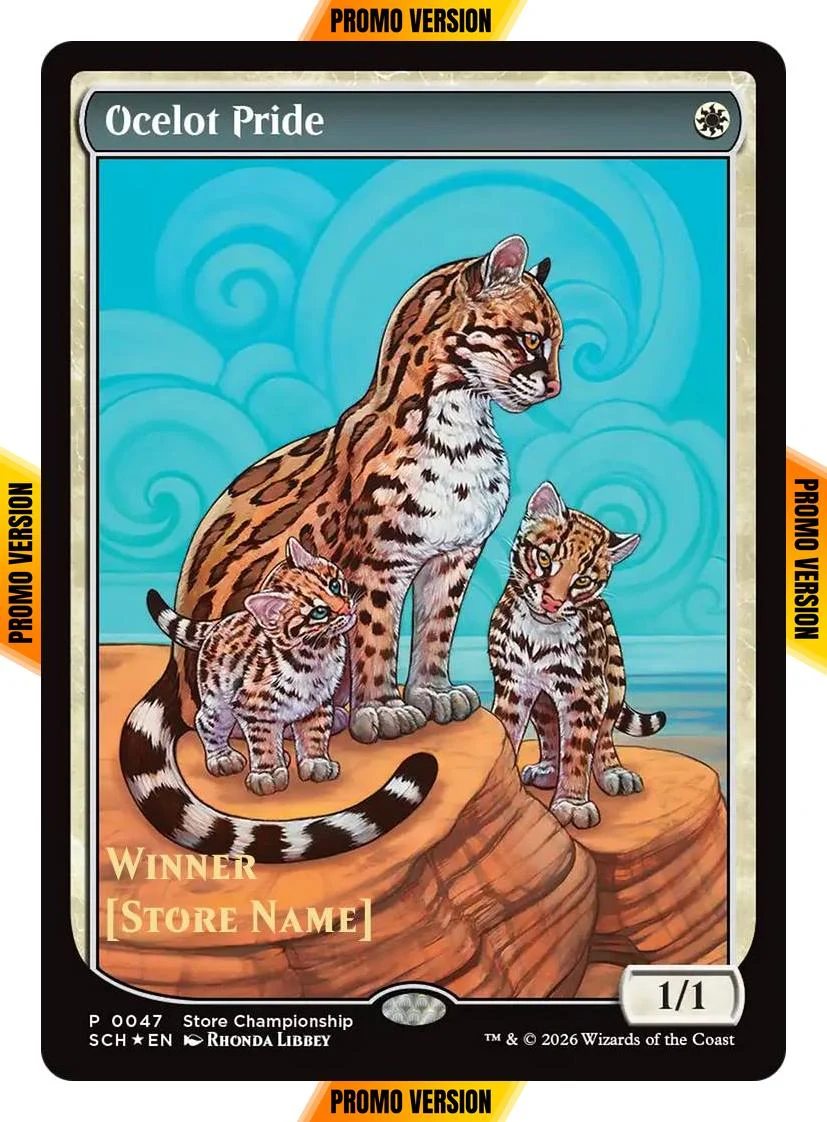 Ocelot Pride - Store Stamp [47] [Textless] [Store Championships] [Non-Foil]