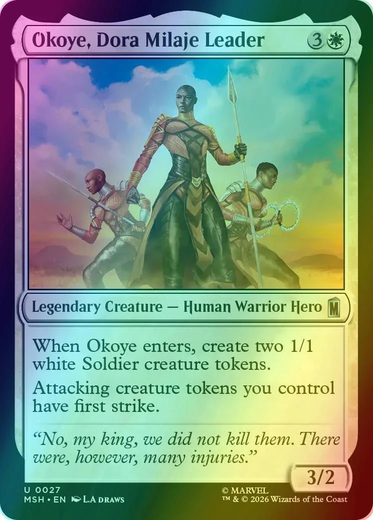 Okoye, Dora Milaje Leader [27] [Marvel Super Heroes] [Foil]