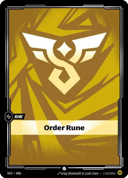 Order Rune - R06 [Spiritforged] [Non-Foil]