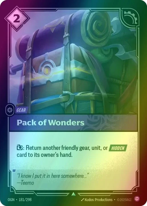 Pack of Wonders - 181/298 [Origins] [Foil]