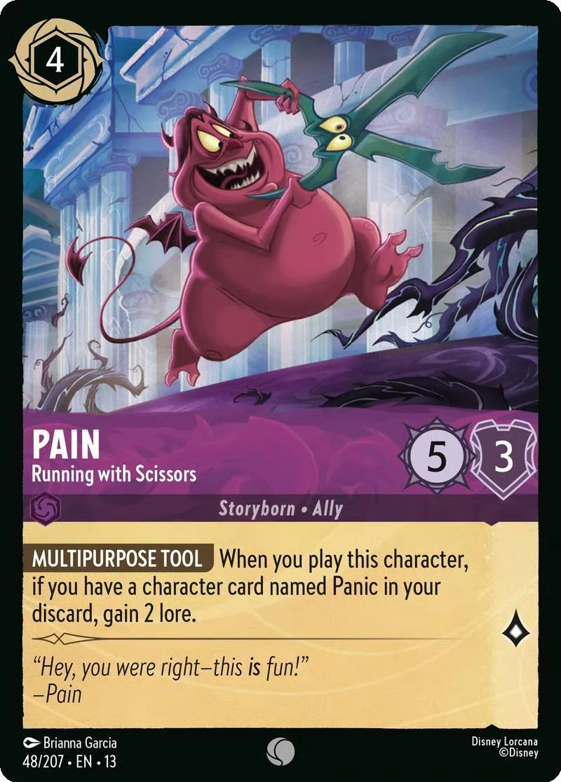 Pain - Running with Scissors - 48/204 [Attack of the Vine!] [Non-Foil]