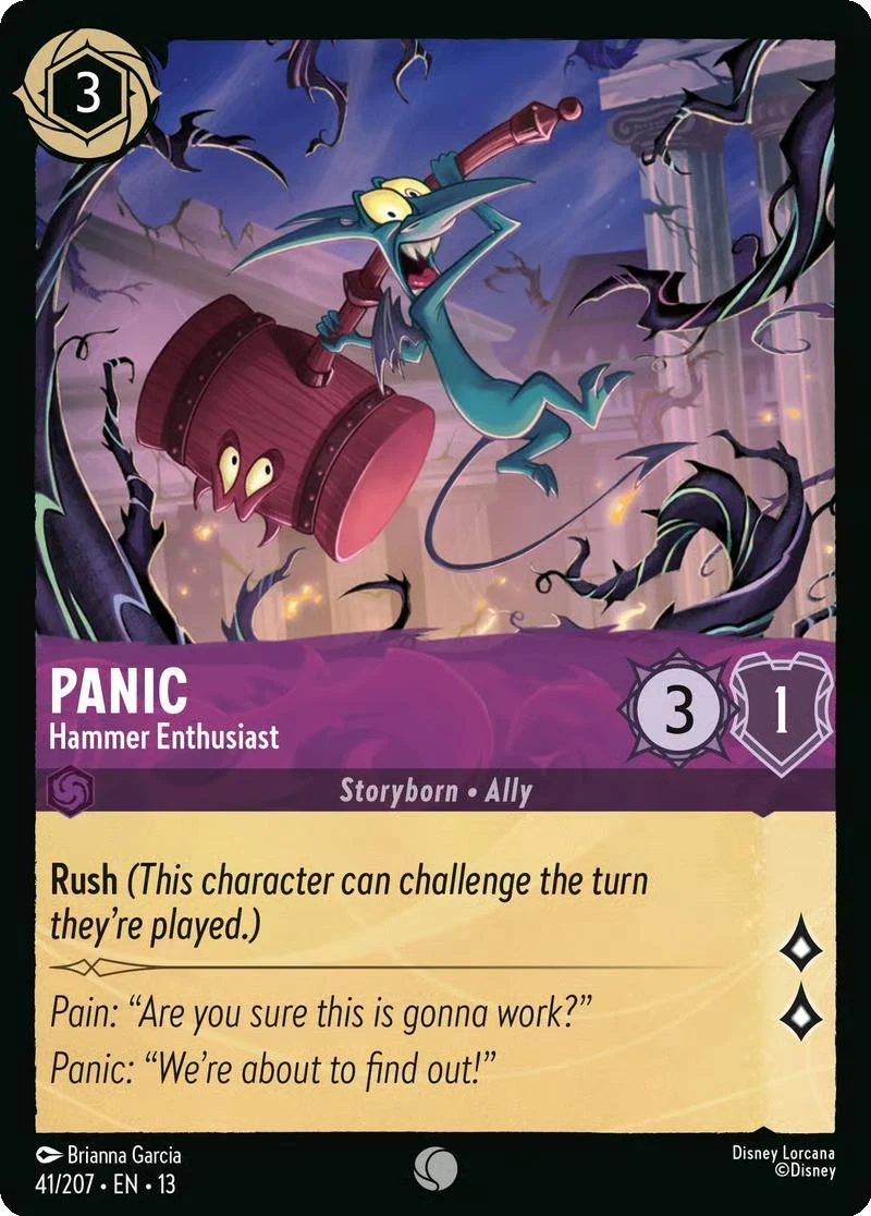 Panic - Hammer Enthusiast - 41/204 [Attack of the Vine!] [Non-Foil]