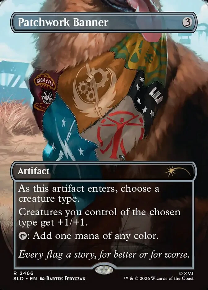 Patchwork Banner [2466] [Borderless] [Fallout: Greet the Dog] [Secret Lair Drop] [Non-Foil]