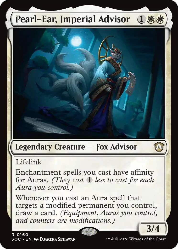 Pearl-Ear, Imperial Advisor [160] [Secrets of Strixhaven: Commander] [Non-Foil]