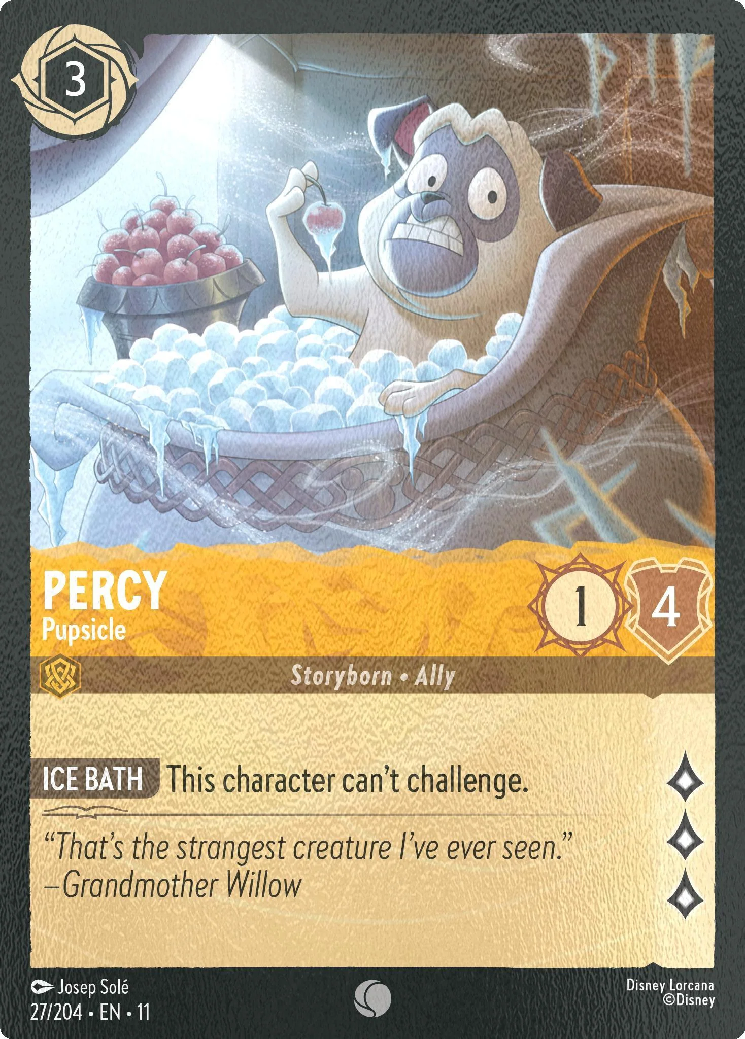 Percy - Pupsicle - 27/204 [Winterspell] [Cold Foil]