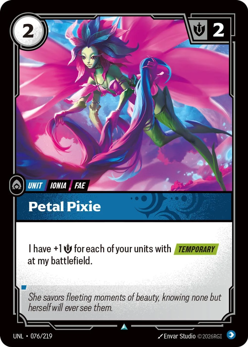 Petal Pixie - 076/219 [Unleashed] [Non-Foil]
