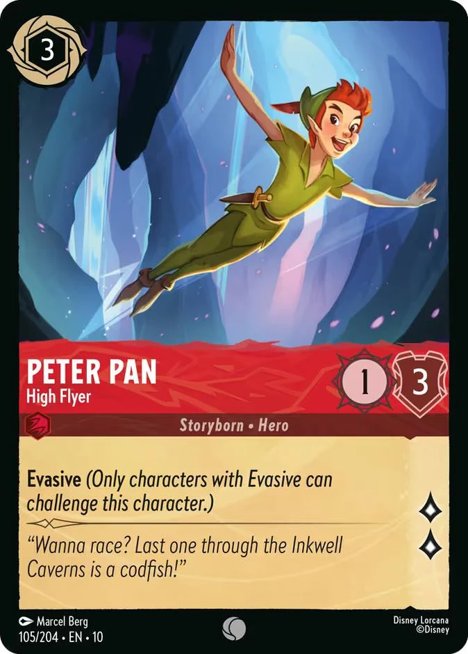 Peter Pan - High Flyer - 105/204 [Whispers in the Well] [Non-Foil]