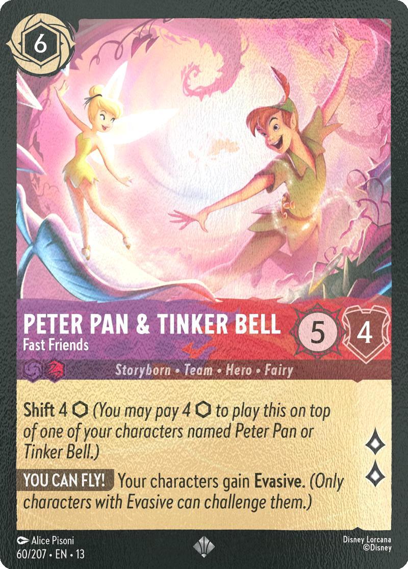 Peter Pan & Tinker Bell - Fast Friends - 60/204 [Attack of the Vine!] [Cold Foil]