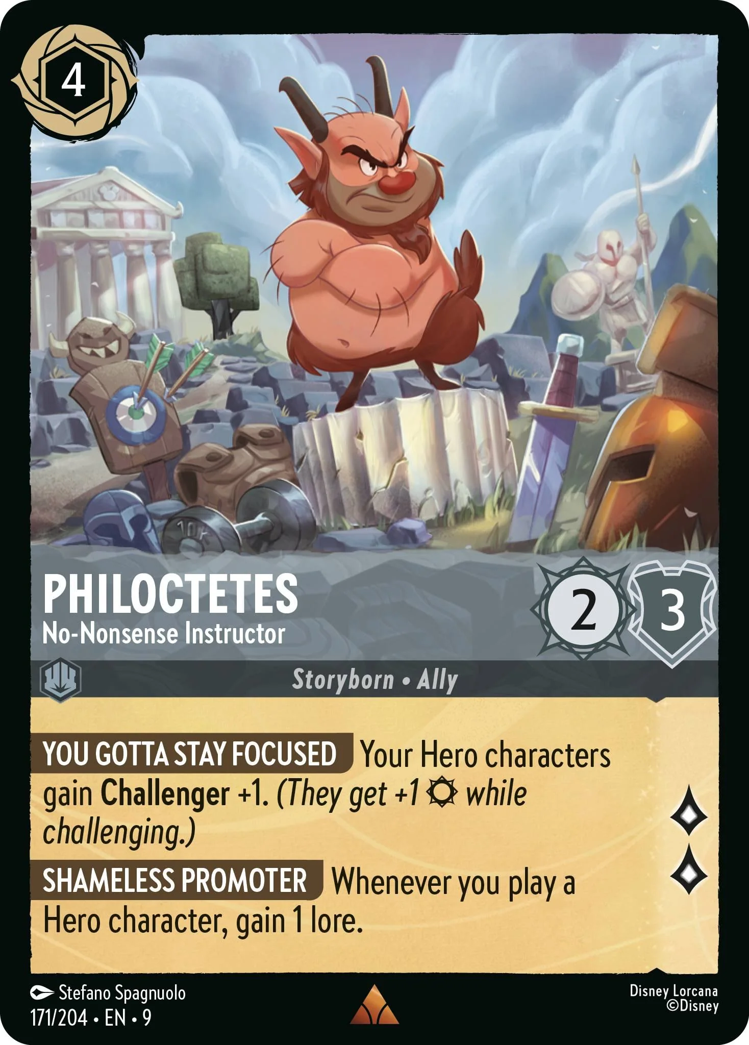Philoctetes - No-Nonsense Instructor - 171/204 [Fabled] [Non-Foil]
