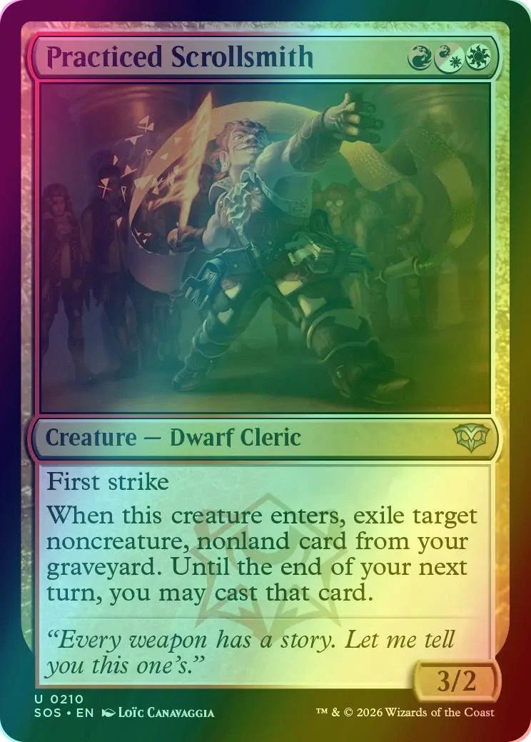 Practiced Scrollsmith [210] [Secrets of Strixhaven] [Foil]