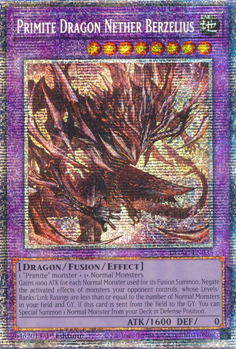 Primite Dragon Nether Berzelius - DUAD-EN035 - Starlight Rare - 1st Edition