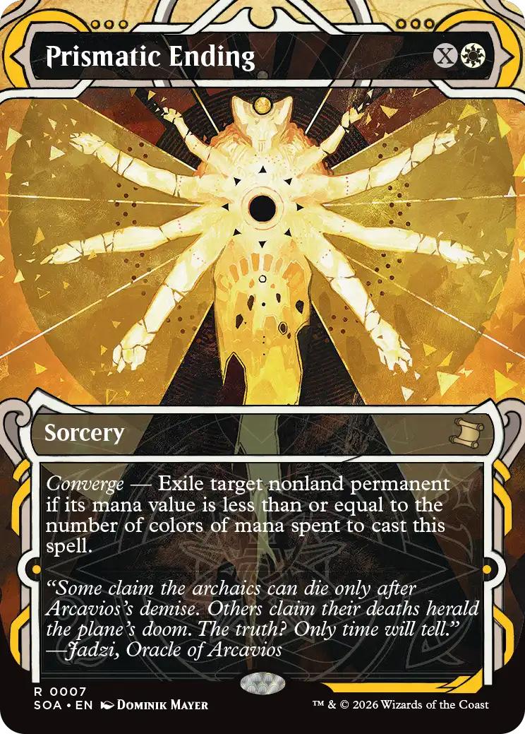 Prismatic Ending [7] [Showcase] [Secrets of Strixhaven: Mystical Archive] [Non-Foil]
