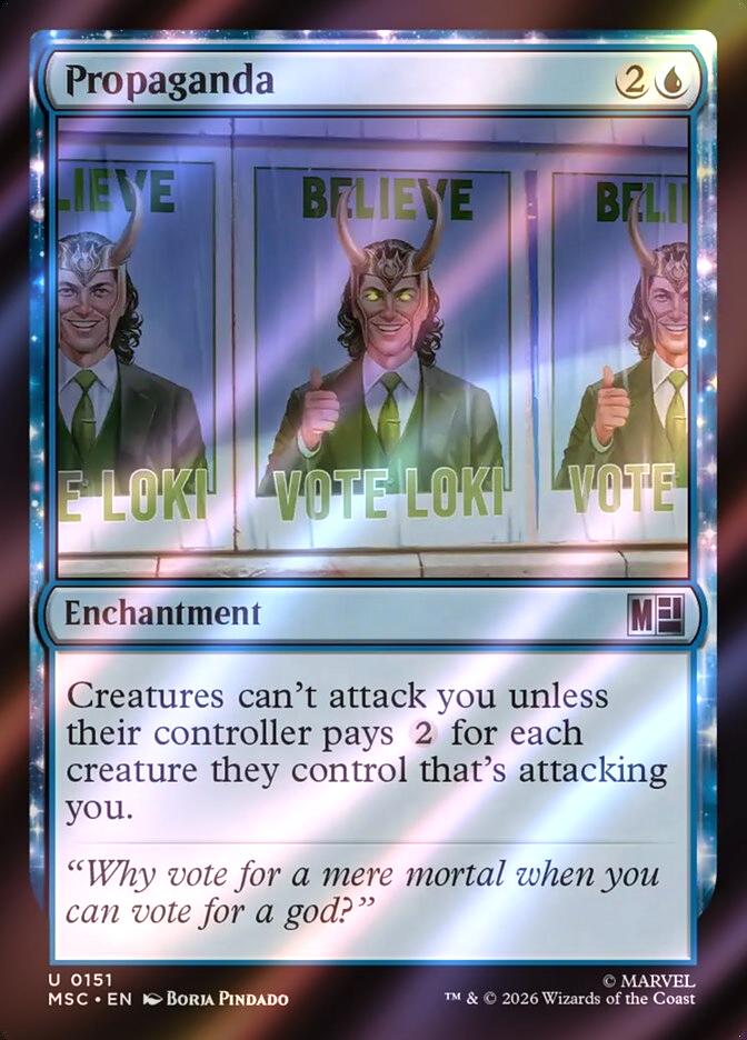 Propaganda [151] [Marvel Super Heroes: Commander] [Surge Foil]