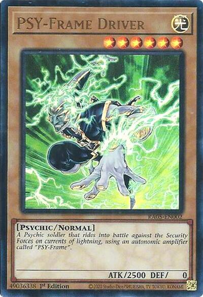 PSY-Frame Driver - RA05-EN002 - Ultra Rare - 1st Edition