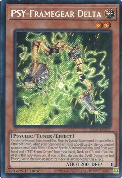 PSY-Framegear Delta - RA05-EN007 - Secret Rare - 1st Edition