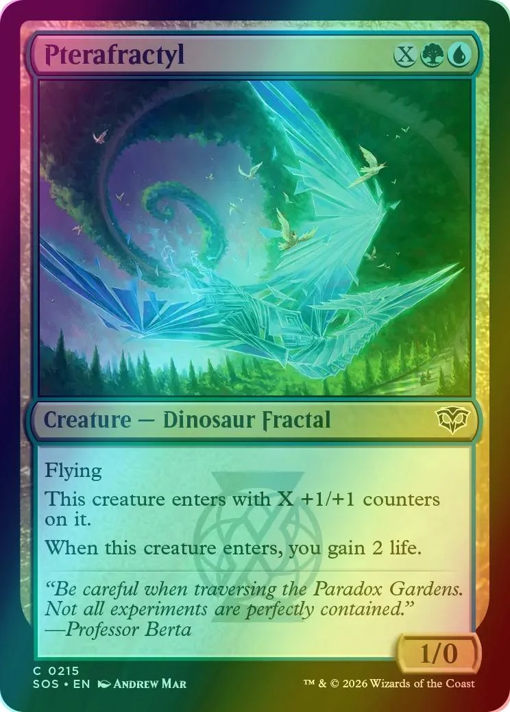 Pterafractyl [215] [Secrets of Strixhaven] [Foil]