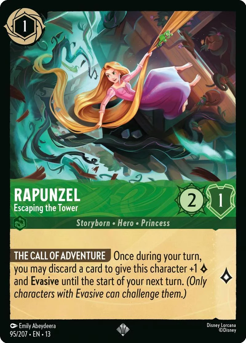 Rapunzel - Escaping the Tower - 95/204 [Attack of the Vine!] [Non-Foil]