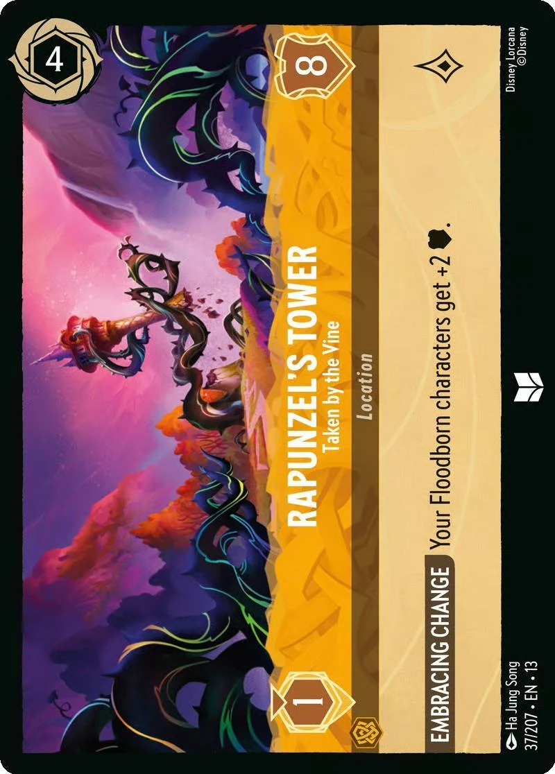 Rapunzel's Tower - Taken by the Vine - 37/204 [Attack of the Vine!] [Non-Foil]