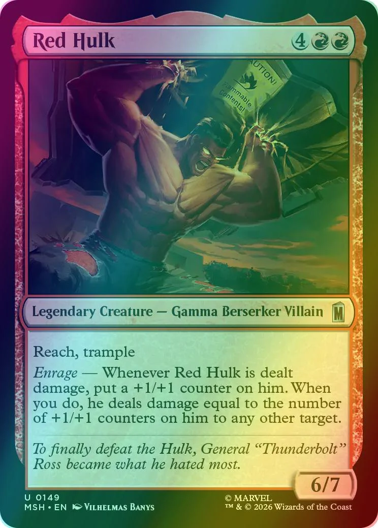 Red Hulk [149] [Marvel Super Heroes] [Foil]