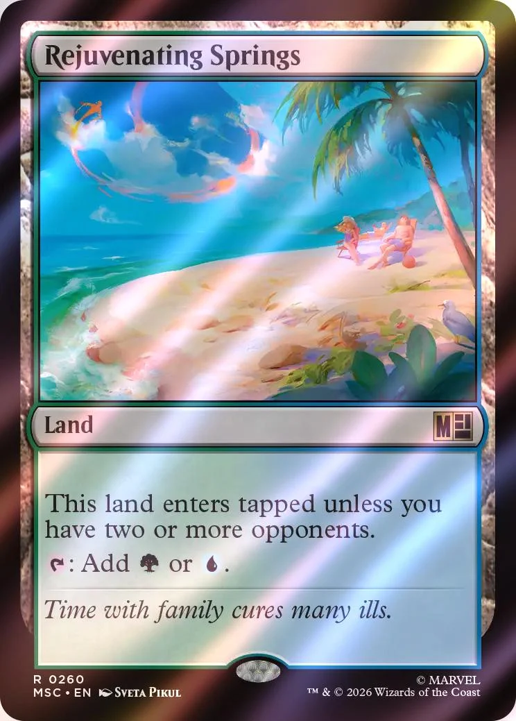 Rejuvenating Springs [260] [Marvel Super Heroes: Commander] [Surge Foil]