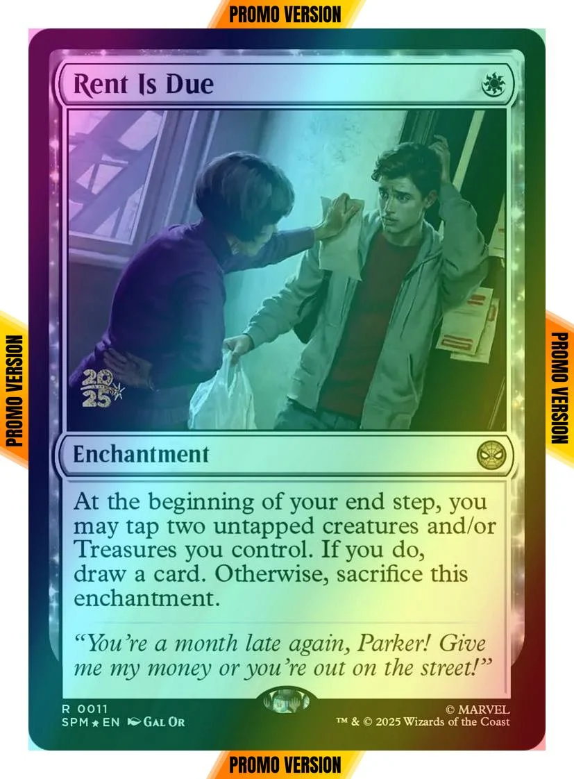 Rent Is Due [11s] [Marvel's Spider-Man: Promos] [Foil]