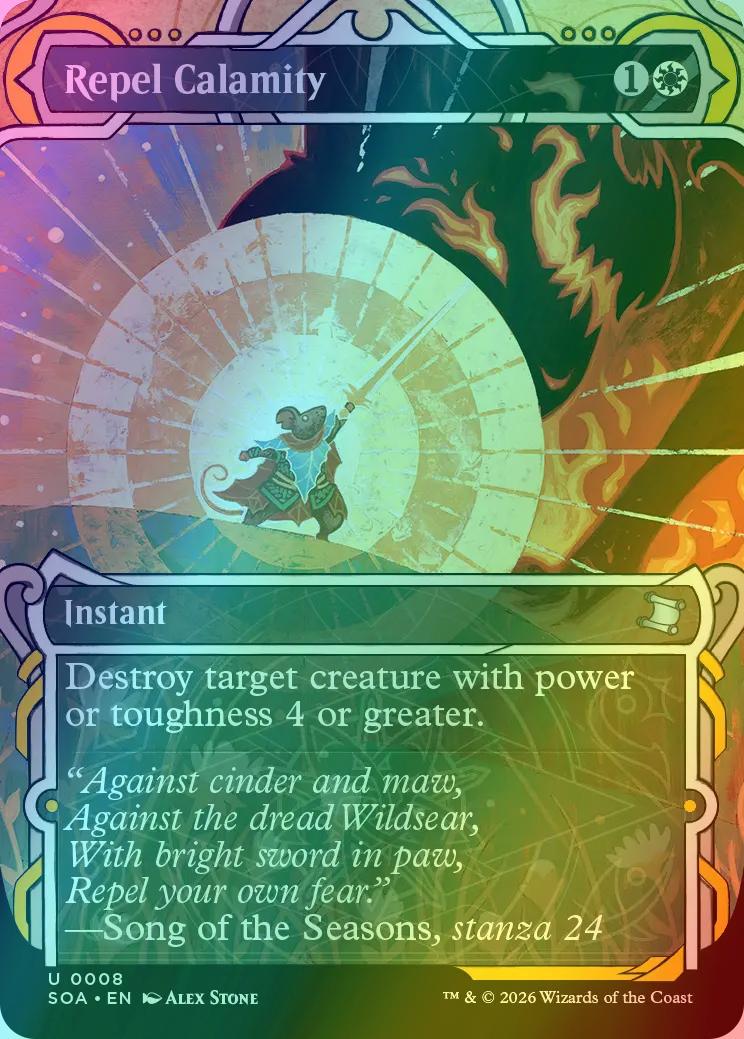 Repel Calamity [8] [Showcase] [Secrets of Strixhaven: Mystical Archive] [Foil]